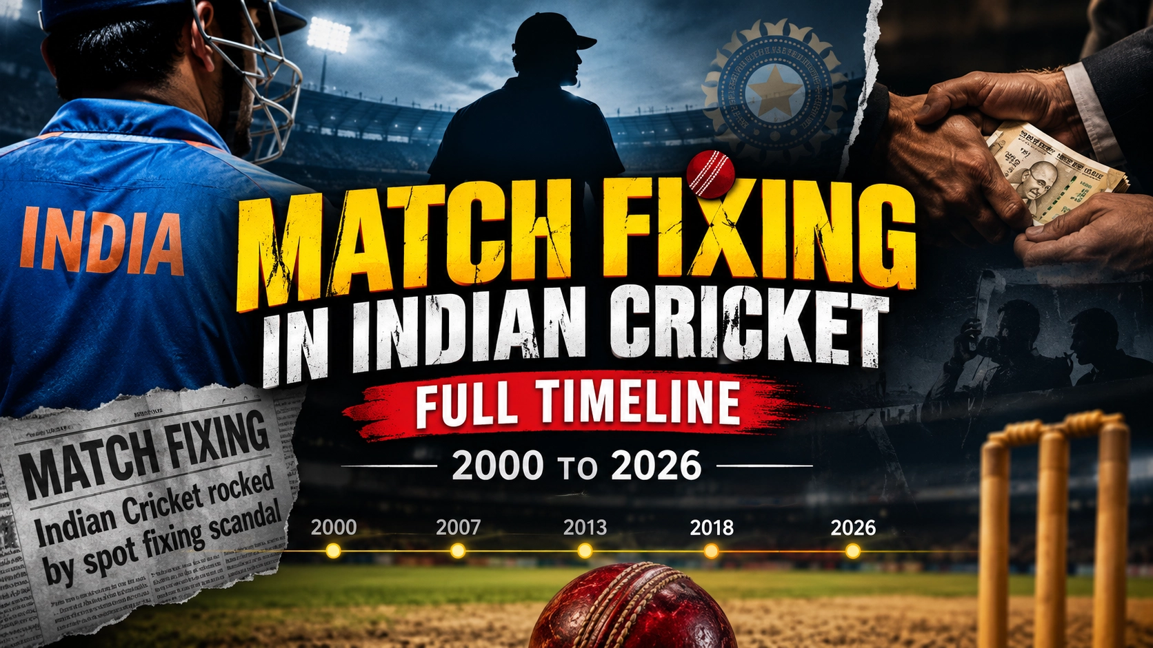 Match Fixing in Indian Cricket: Full Timeline 2000 to 2026
