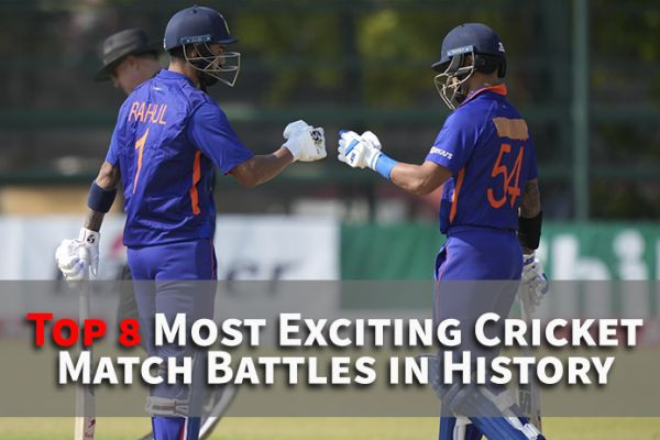 Top 8 Most Exciting Cricket Match Battles in History | CBTF MyTube
