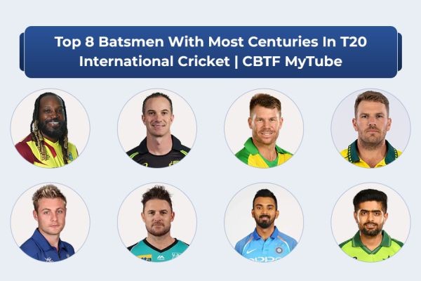Top 8 Batsmen With Most Centuries In T20 International Cricket | CBTF MyTube