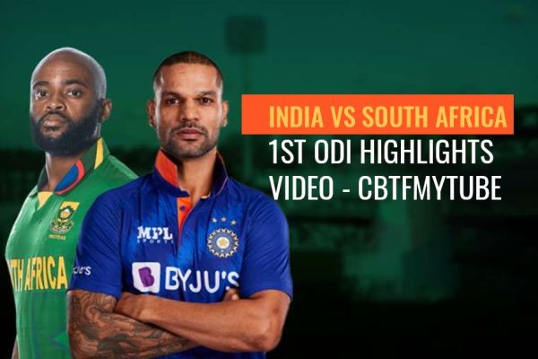 India vs South Africa 1st ODI Cricket Highlights Video - CBTF MyTube